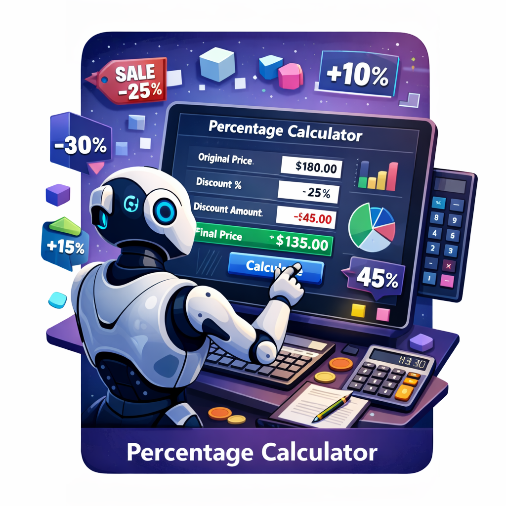 Percentage Calculator Tool
