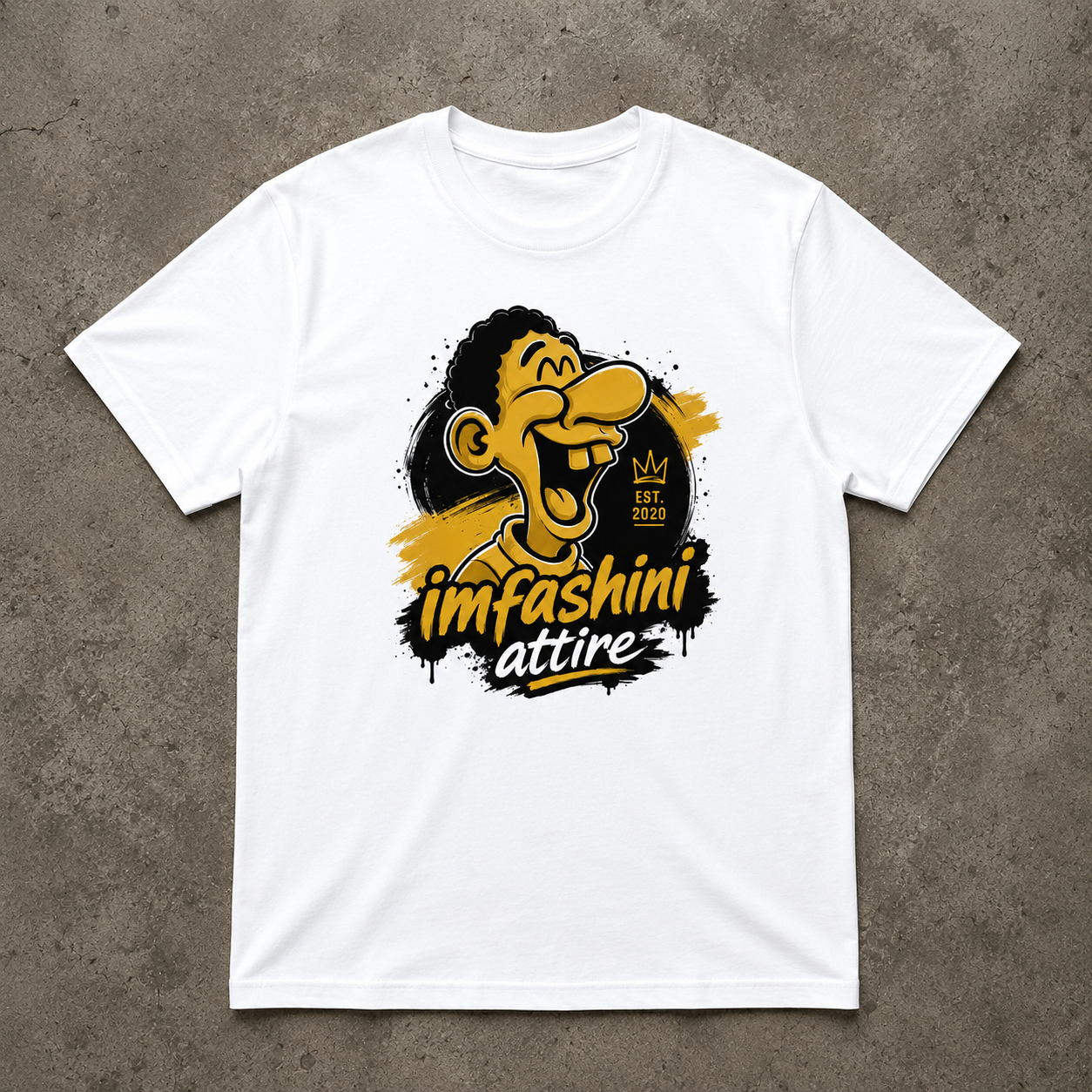 Imfashini Attire Cartoon Design T-shirt