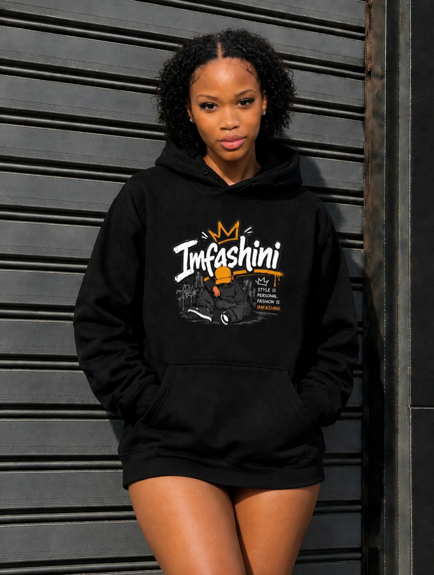 Imfashini Attire Ladies Graphic Hoodies
