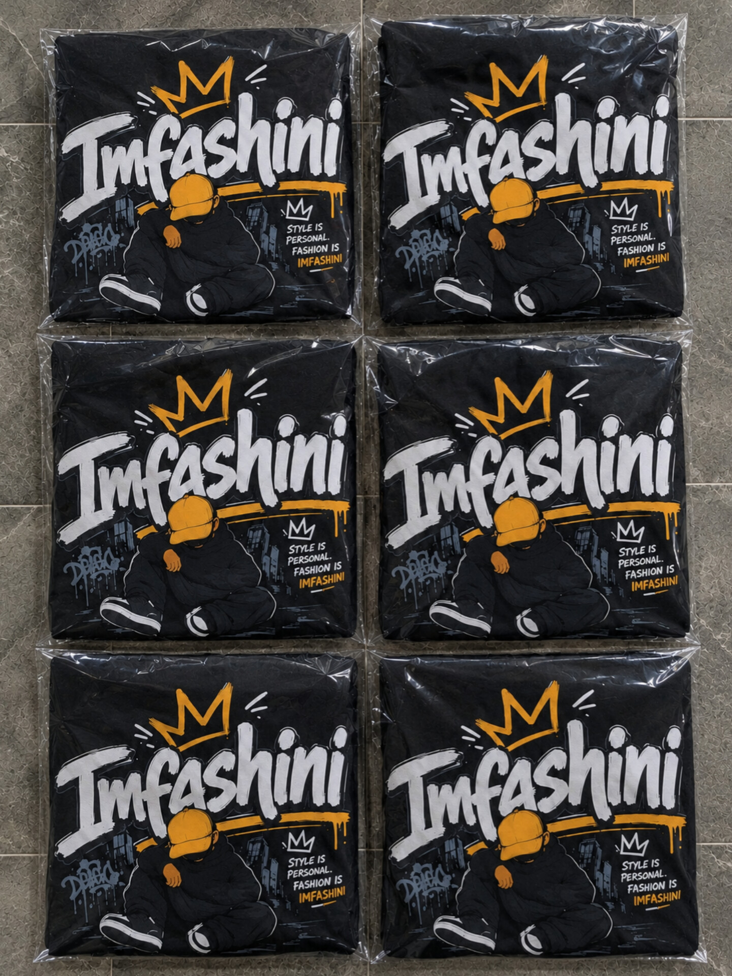 Imfashini Attire Graphic Design T-shirt customer review image