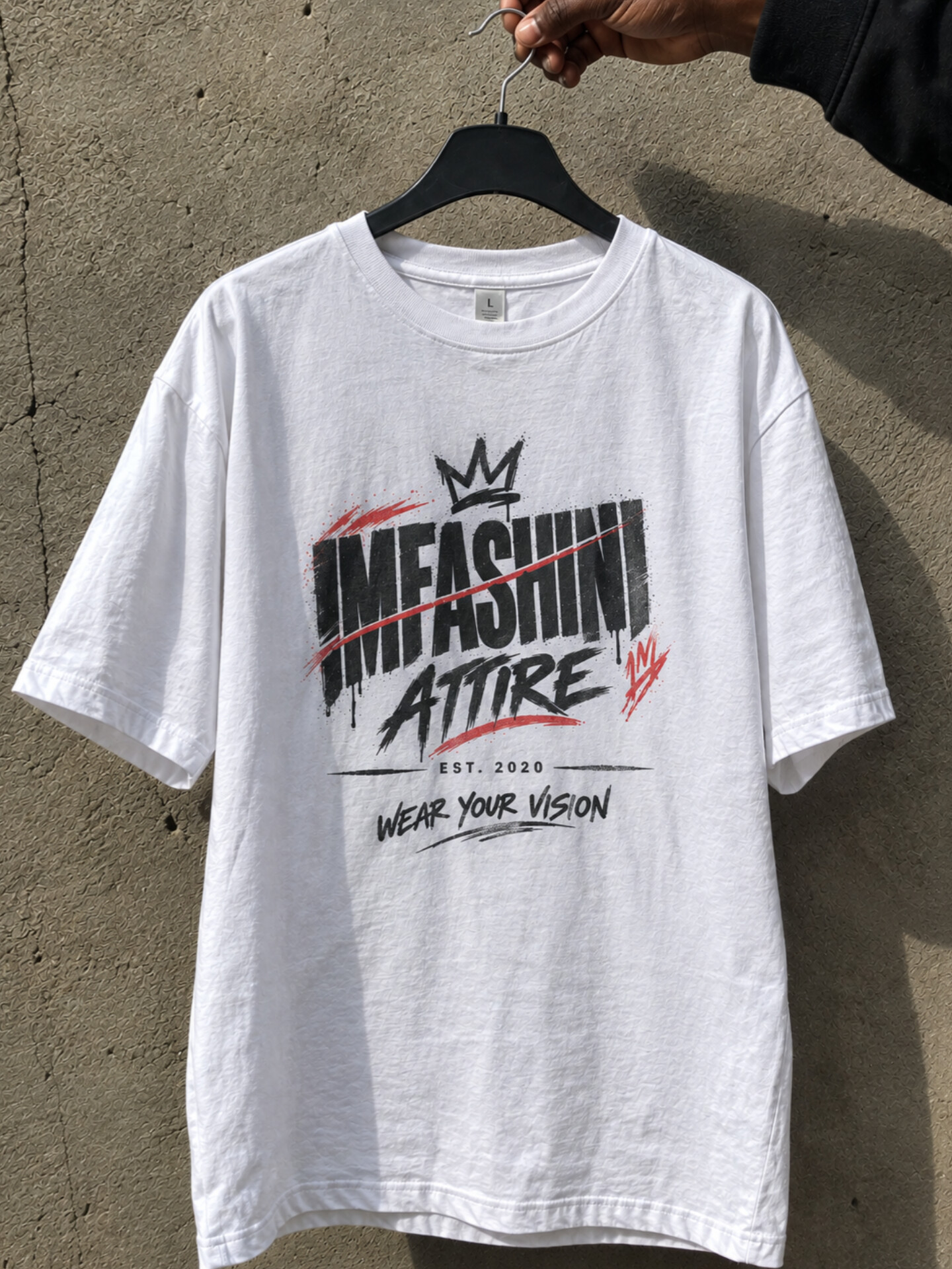 Imfashini Attire Stylish Unisex White T-shirts
