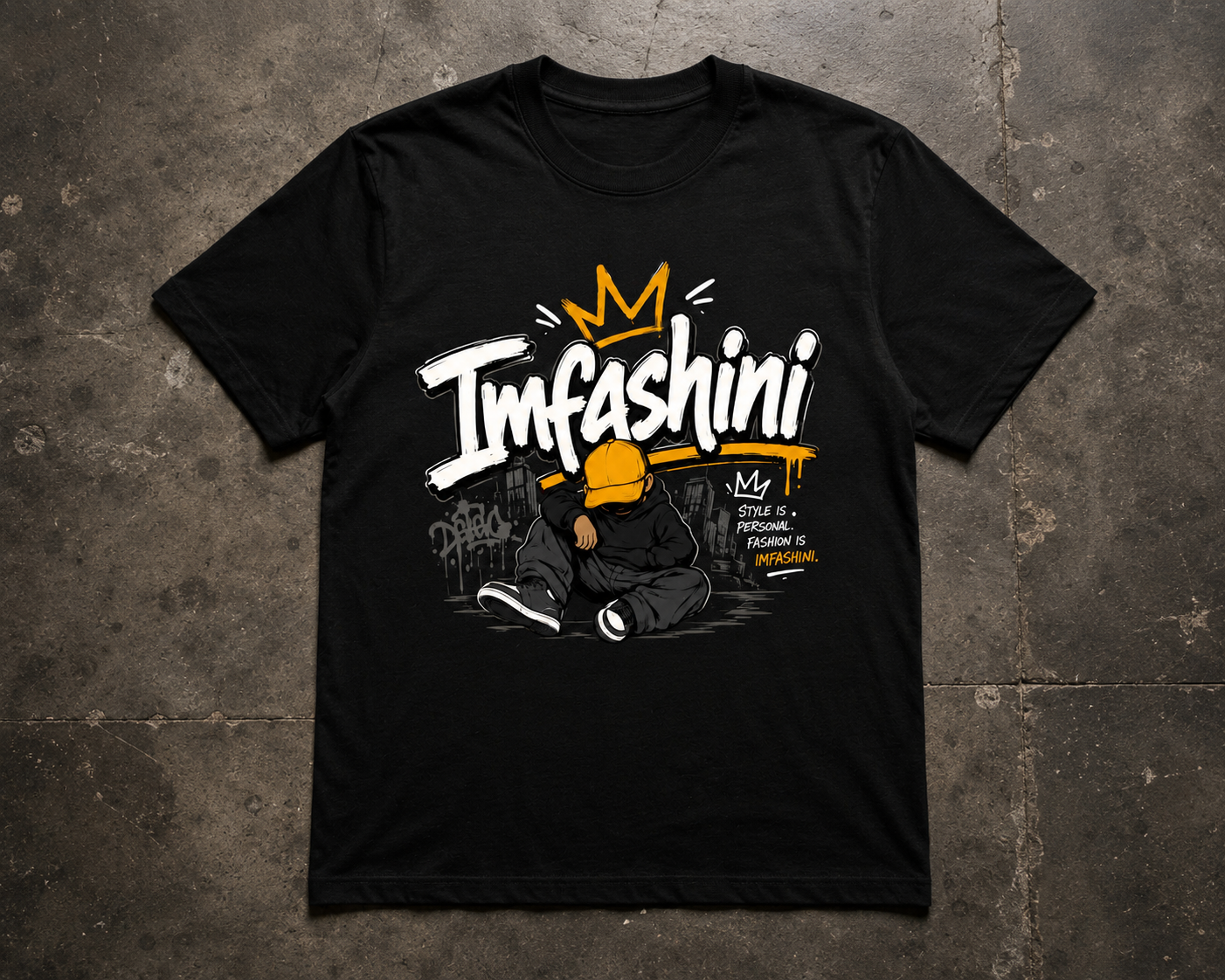 Imfashini Attire Graphic Design T-shirt